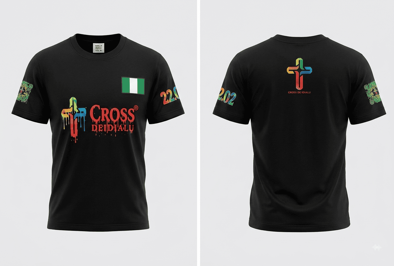 Dripping Paint Effect Cotton Tees - Image 2